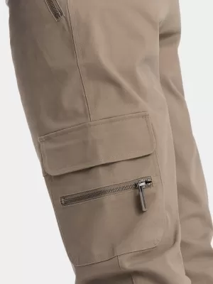 Hlače OMBRE OM-PACG-0204 KHAKI