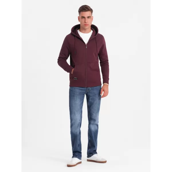  Moška jopica OMBRE OM-SSBZ-0160 MAROON 