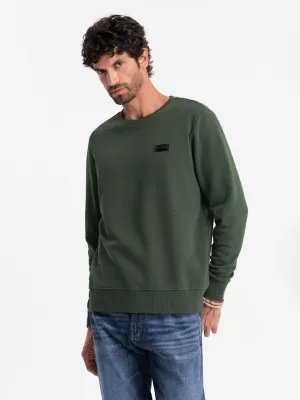 Moška jopica OMBRE OM-SSNZ-0136 TEMNO ZELENA