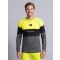 Moška premium termo majica z dolgimi rokavi ALTISPORT VOJ/ALM051TER01 NEON RUMENA/SIVA