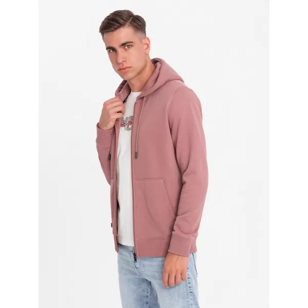  Moška jopica OMBRE OM-SSBZ-0160 TEMNO ROZA 