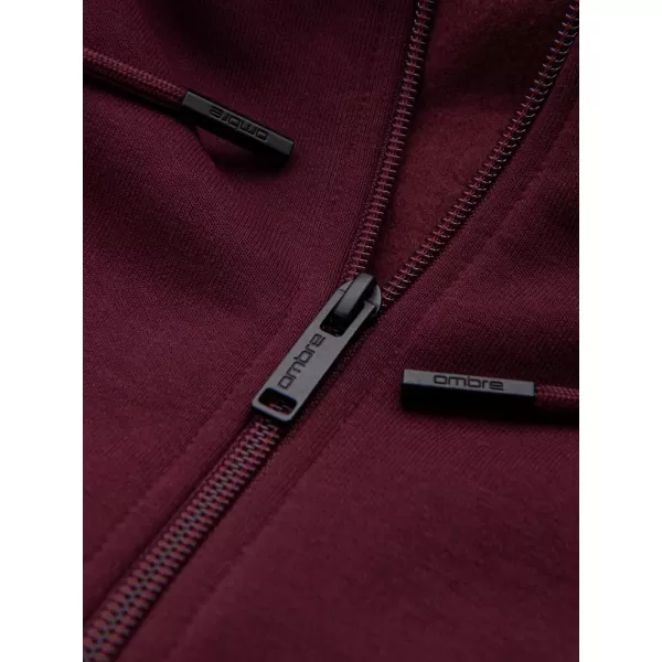  Moška jopica OMBRE OM-SSBZ-0160 MAROON 