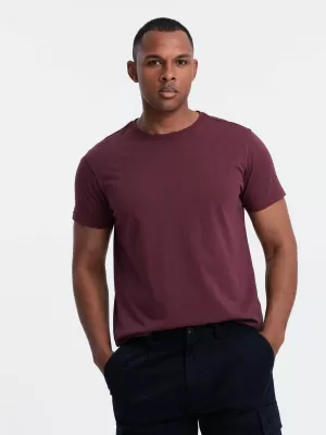 Srajca OMBRE OM-TSBS-0146 MAROON