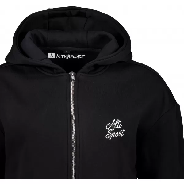  Ženska kratka oversized jopica ALTISPORT BYB/ALW056BY237 ČRNA 