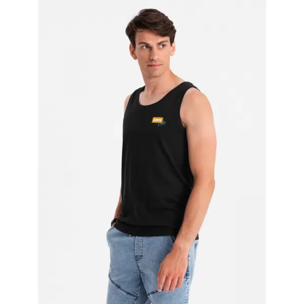  Tank Top OMBRE OM-TSTT-0191 ČRN 
