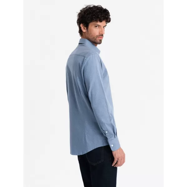  Srajca OMBRE OM-SHCS-0175 MODRO 