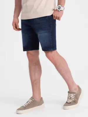 Kratke hlače OMBRE OM-SRDS-0145 TEMNO MODRA