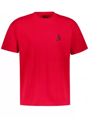 Moška prevelika majica s kratkimi rokavi ALTISPORT BYB/ALM002BY102 RDEČA