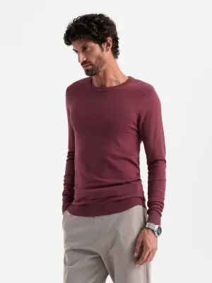 Moški pulover OMBRE OM-SWBS-0106 BURGUND