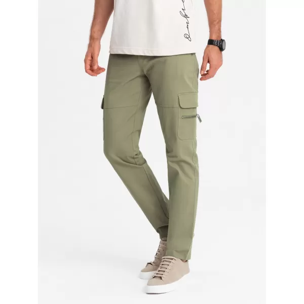  Hlače OMBRE OM-PACG-0204 OLJK 