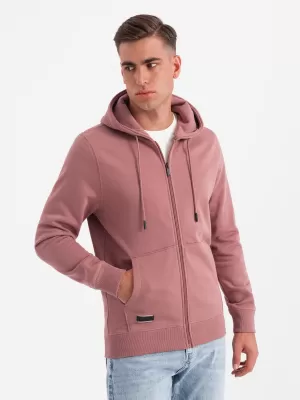 Moška jopica OMBRE OM-SSBZ-0160 TEMNO ROZA