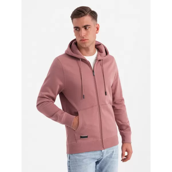  Moška jopica OMBRE OM-SSBZ-0160 TEMNO ROZA 