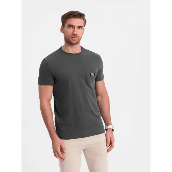  Srajca OMBRE OM-TSCT-0109 GRAFIT 