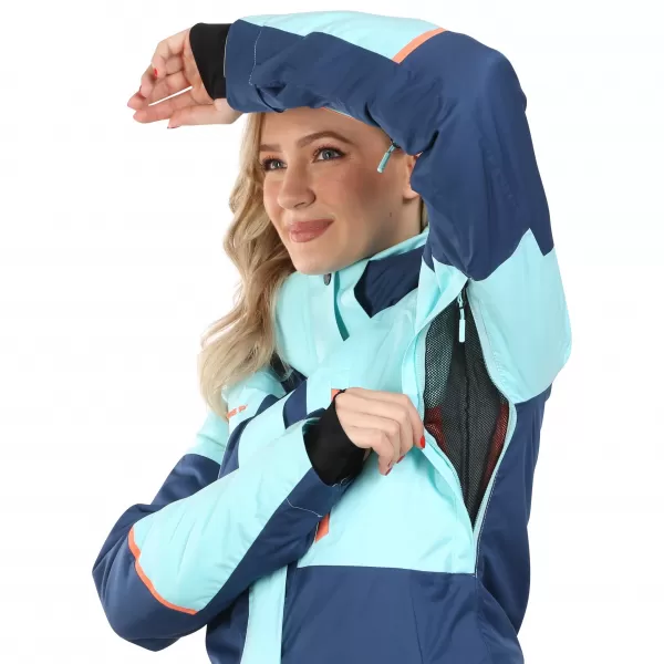  Ženska smučarska jakna ALPINE PRO DEARA LJCD654 MODRO 