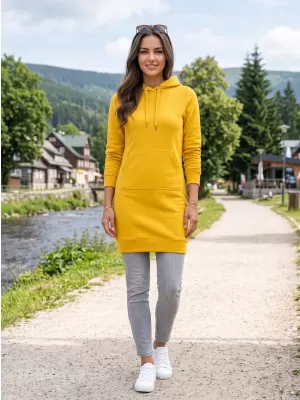 Ženske podolgovate jopica ALTISPORT NoPrint NP/ALW914 JANTAR