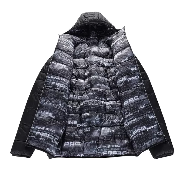  Moška dvostranska jakna Hi-Therm ALPINE PRO EROM MJCD628 ČRN 