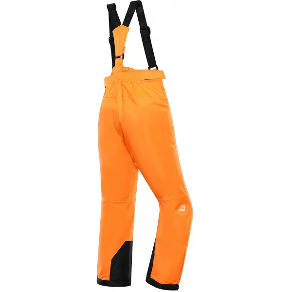  Otroške smučarske hlače ALPINE PRO EDESO KPAD361 NEON ORANŽNA 