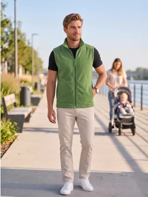 Unisex telovnik iz flisa ALTISPORT NoPrint NP/ALU815 TRAVNATO ZELENA