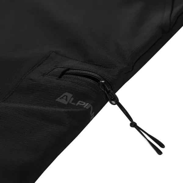  Ženske softhell hlače ALPINE PRO CORBA LPAD663 ČRN 