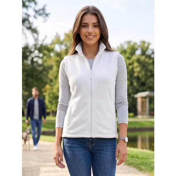  Unisex telovnik iz flisa ALTISPORT NoPrint NP/ALU815 BELA 