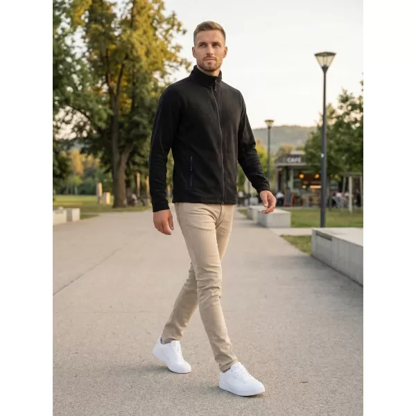  Moška trenirka flisa ALTISPORT NoPrint NP/ALM725 ČRN 