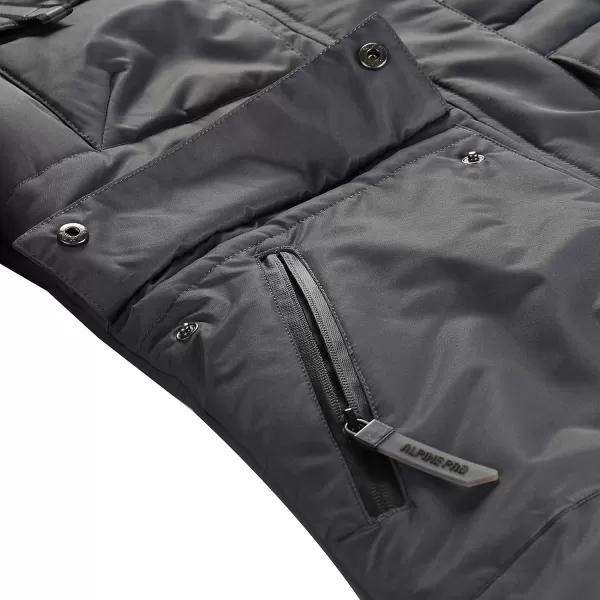  Ženska jakna ALPINE PRO WERDA LJCD644 TEMNO SIVA 