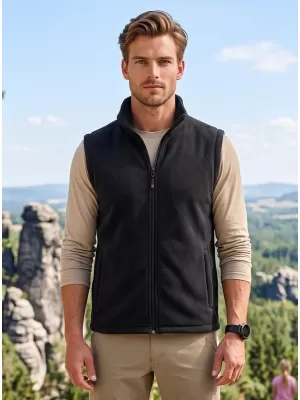 Unisex telovnik flis ALTISPORT NoPrint NP/ALU815 EBONY SIVA