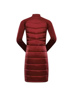 Ženska obleka za hi-therm ALPINE PRO OMERA LSKB459 RDEČA