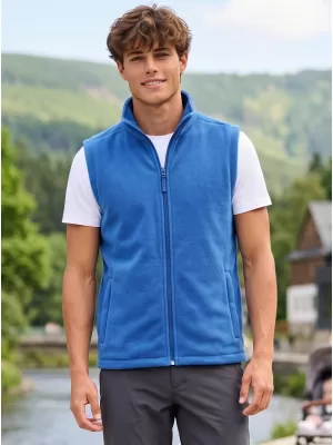 Unisex telovnik iz flisa ALTISPORT NoPrint NP/ALU815 AZURNO MODRA