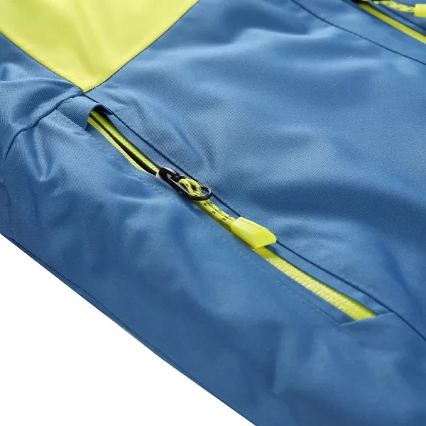 Smučarska jakna ALPINE PRO REAMO KJCB305 SVETLO ZELENA 