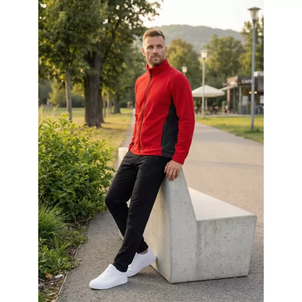  Moška trenirka flisa ALTISPORT NoPrint NP/ALM725 RDEČA 