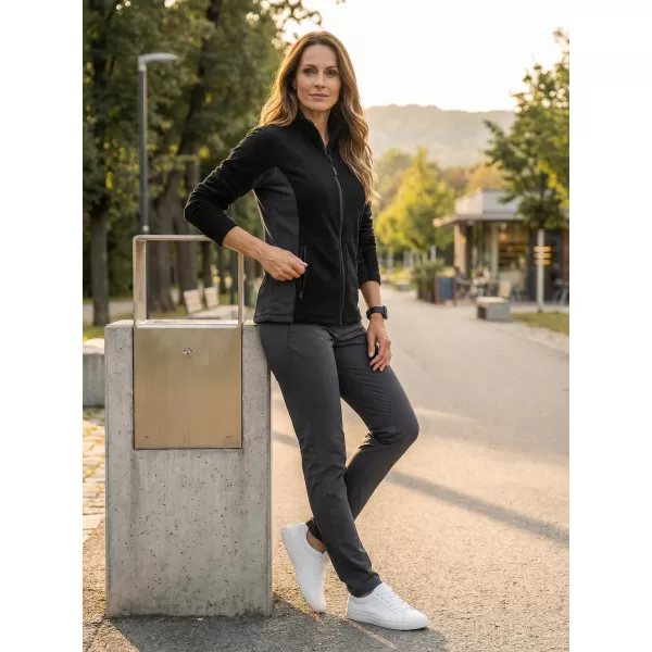  Ženski pulover iz flisa ALTISPORT NoPrint NP/ALW825 ČRNA 