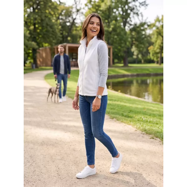  Unisex telovnik iz flisa ALTISPORT NoPrint NP/ALU815 BELA 