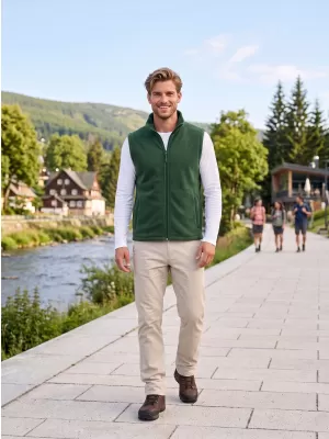 Unisex telovnik iz flisa ALTISPORT NoPrint NP/ALU815 STEKLENICA ZELENA