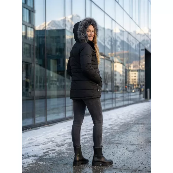  Ženska jakna ALPINE PRO EGYPA LJCB592 ČRN 