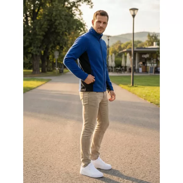  Moški pulover iz flisa ALTISPORT NoPrint NP/ALM725 KRALJEVSKO MODRA 