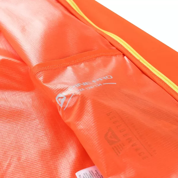  Otroška jakna ultra - ALPINE PRO SPINO KJCC319 ORANŽNA 