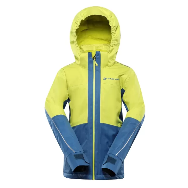  Smučarska jakna ALPINE PRO REAMO KJCB305 SVETLO ZELENA 