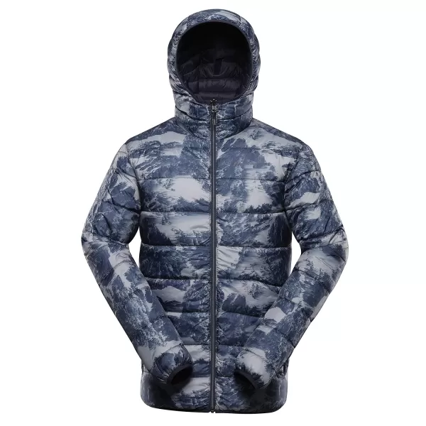  Moška dvostranska jakna Hi-Therm ALPINE PRO EROM MJCD628 MODRI ​​INDIGO 