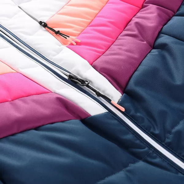  Ženska smučarska jakna ALPINE PRO FEEDRA LJCB604 MODRO 