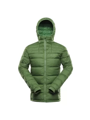 Moška zimska pernata jakna ALPINE PRO ROGIT MJCD621 ZELENO