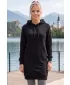 Ženske podolgovate jopica ALTISPORT NoPrint NP/ALW914 ČRN