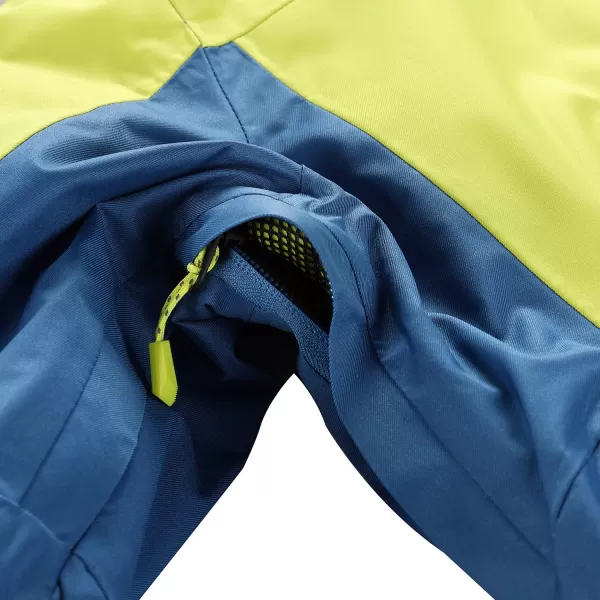  Smučarska jakna ALPINE PRO REAMO KJCB305 SVETLO ZELENA 