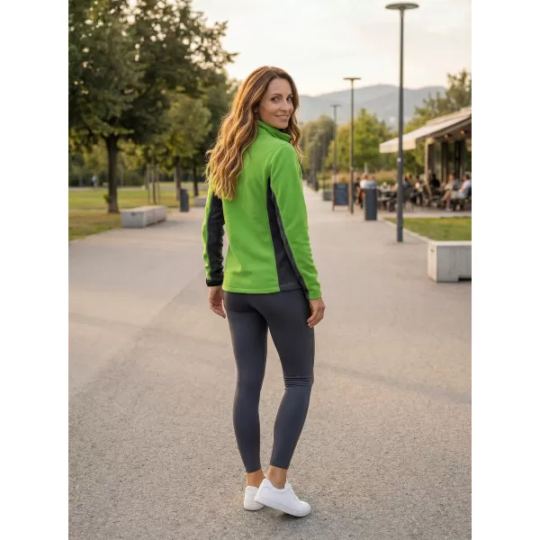  Ženska trenirk flisa ALTISPORT NoPrint NP/ALW825 JABOLKO ZELENO 