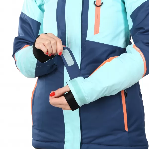  Ženska smučarska jakna ALPINE PRO DEARA LJCD654 MODRO 