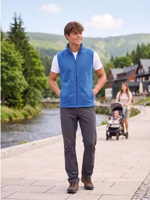 Unisex telovnik iz flisa ALTISPORT NoPrint NP/ALU815 AZURNO MODRA