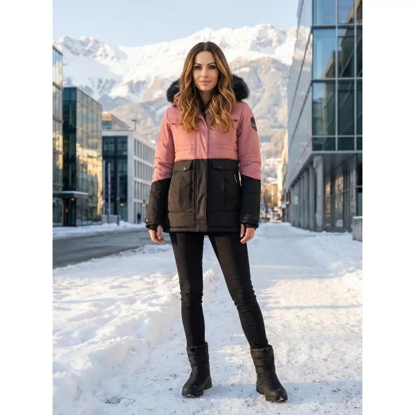  Ženska jakna ALPINE PRO EGYPA LJCB592 ROZA 