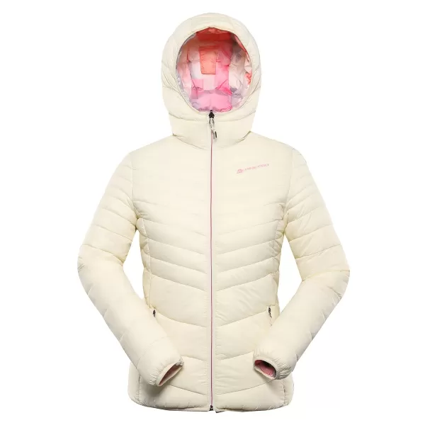  Ženska dvostranska hi-therm jakna ALPINE PRO EROMA LJCD595 KREMNO 