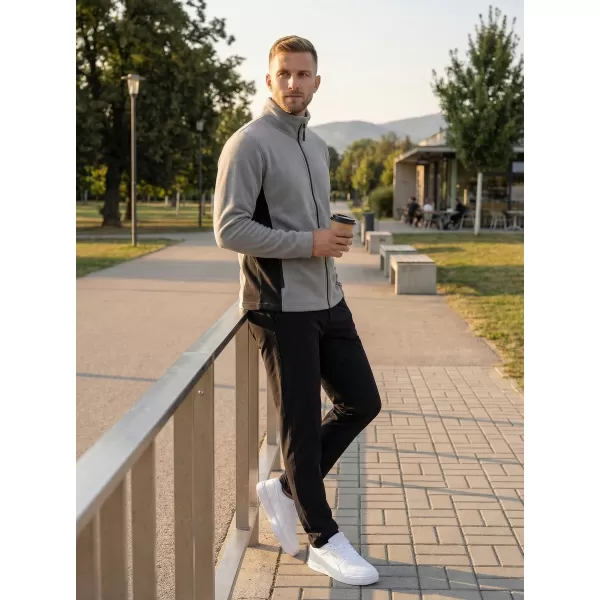  Moška trenirka flisa ALTISPORT NoPrint NP/ALM725 SVETLO SIVA 