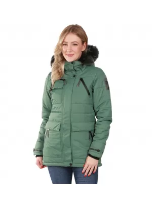 Ženska jakna ALPINE PRO WERDA LJCD644 ZELENO